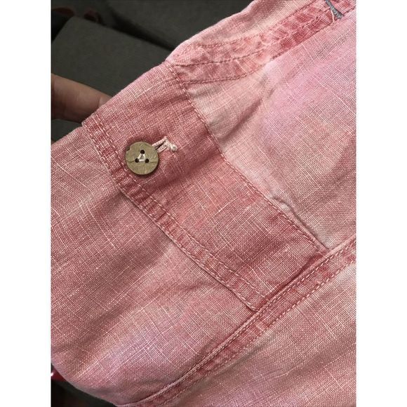 Tommy Bahama Relax Red Men XXL Linen Cargo Shorts 9” Inseam Stretch 38” Waist - Picture 8 of 12